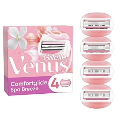 Image de Gillette Venus Comfortglide Breeze, Lames De Rasoir Femme, Spa Rasage Près En Douceur, 4 Recharges [OFFICIEL]