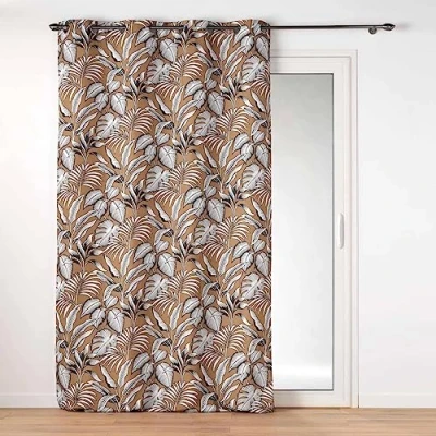 Image de Douceur d&#039;Intérieur Rideau, 100% Polyester, Cabana Camel, 140 x 280 cm