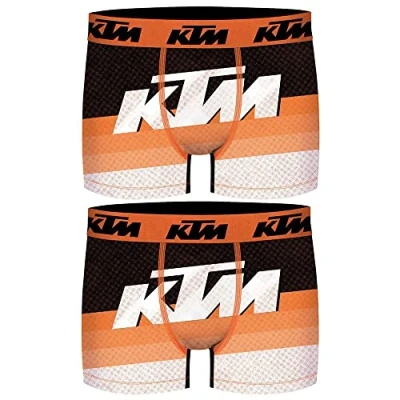 Image de KTM Pk1608 x Taille XL: Set 2 Boxer Microfibre (92% Polyester 8% élasthanne) Multicolore, Pack De 02 Pk1608, Homme