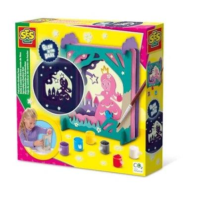 Image de SES Creative 14137 Fairytale Shadow Box (Glow in The Dark), jaune