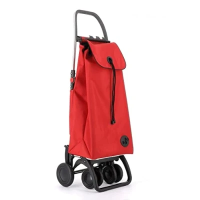 Image de Chariot de Course Rolser I Max MF 4 Roues 2 Pivotantes Pliante Rouge