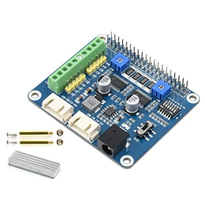 Image de Waveshare HRB8825 Stepper Motor Hat (B) for Raspberry Pi/Jetson Nano,Drives Two Motors Up to 1/32 Microstepping, 6 Available Microstepping Modes