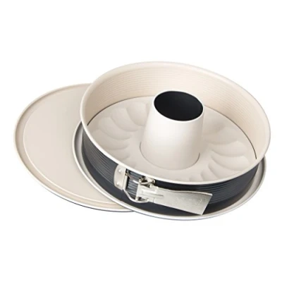 Image de Zenker 7811 Crème Noir Moule à Charnière avec 2 Bödens Acier Inoxydable Gris/Beige Diamètre 26 cm