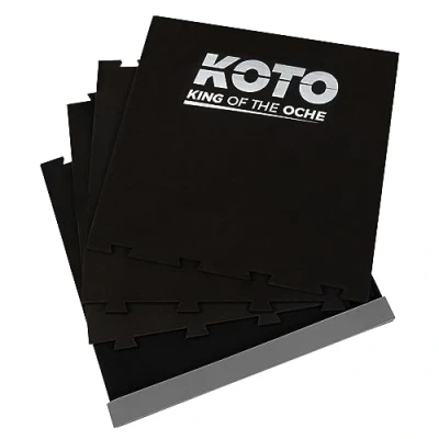 Image de KOTO Puzzle Tapis de fléchettes, 237 x 60 cm, Oche Gris, Jeux fléchettes en Mousse pour débutants et Professionnels