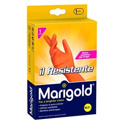 Image de Marigold guanti resistenti en Treillis felpati Cotone par l&#039;OSU Domestico Taglia médias