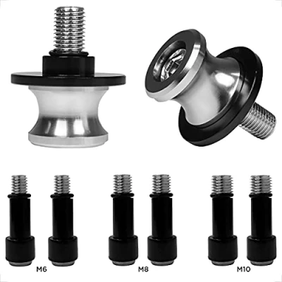 Image de Diabolos Moto Support universel en aluminium CNC M6X1mm, M8X1.25mm, M10X1.25mm de montage bobine pour Yamaha YZF R1 R3 R6 R25 R125 R1000 R6S MT 01 03 09 10 Aprilia RSV4
