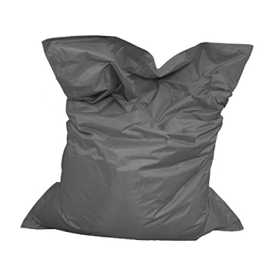 Image de Lazy Place XXL Sitzsack Outdoor und Indoor, abwaschbar, wasserfest, mit Innensack (dunkelgrau)
