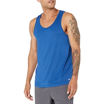 Image de Amazon Essentials Débardeur Technique Extensible Homme, Bleu Vif, XXL