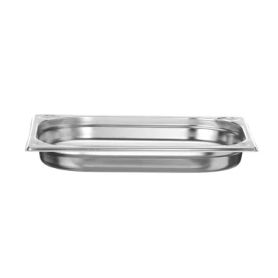 Image de HENDI Bac Gastronorme, GN 1/2, résistance thermique 40 C à 300 C, utilisable dans des fours convection, réfrigérateurs, bain maries, chafing dishes, 2L, 325x265x(H)40mm, inox