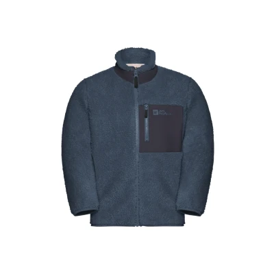 Image de Jack Wolfskin ICE CURL Veste polaire pour enfants, Taille: 16a, Midnight sky