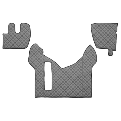 Image de F CORE FL07 GRAY Ensemble de tapis sol Similicuir avant 3 gris
