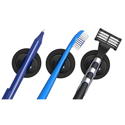 Image de Schneider Klick Fix Lot de 5 supports universels pour brosses à dents, câbles, stylos, etc. jusqu&#039;à 150 g max
