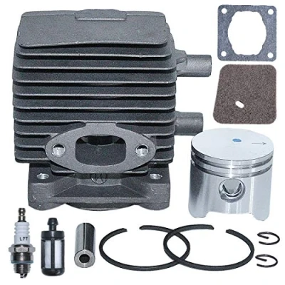 Image de AUMEL Kit Piston Cylindre 34MM pour Stihl Trimmer FS75 FS80 HS85 HS80 HL75 HL75K HT70 FC75 FC85 FH75 FR85 HT75 KA85 KR85 KW85 SP81 SP85 pièce Remplacer # 4137 020 1202/4137 1201.