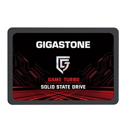 Image de Gigastone SATA SSD Interne 256Go 2.5&quot; III Interface 3D NAND Disque Dur de Jeu Compatible avec Ordinateurs Portables et Bureau 2.5 Pouces 520Mo/s SLC Cache