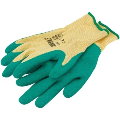 Image de Draper 82603 Vert Heavy Duty Gants DE Travail avec revêtement en Latex Taille M