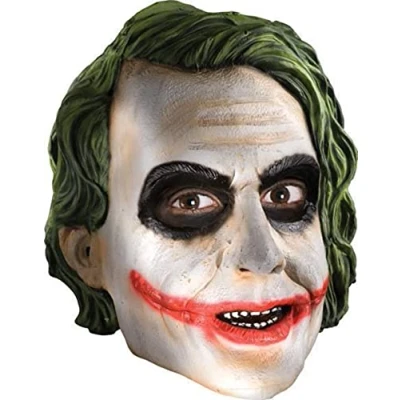 Image de Rubie&#039;s Masque adulte Joker 3/4 en latex I 4499