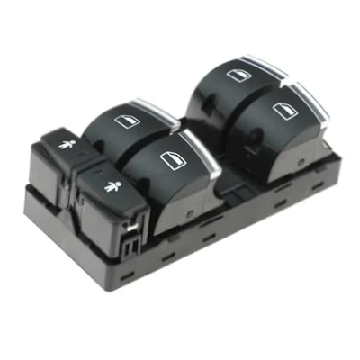 Image de ECLUT Interrupteur lève Vitre Voiture pour Audi Q7 A3 A6 RS6 De Commande Fenêtre Électrique Avant Gauche 4F0959851J 4F0 959 851 J Bouton Commutation