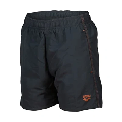 Image de Arena Boxer de Bain Solid R pour Garçons Plage et Piscine, Maillot en Tissu Doux Recyclé, Séchage Rapide, avec Slip Intérieur Maille Poches Latérales
