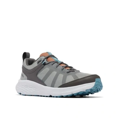 Image de Columbia Homme Konos Xcel WP Chaussures de Trekking et randonnée à Taille Basse, Monument/Cloudburst 2023, 40 EU