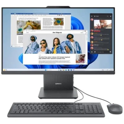 Image de Lenovo IdeaCentre AIO 27IRH9 Intel® Core™ i7 13620H 68,6 cm (27 ) 1920 x 1080 pixels PC All in One 16 Go DDR5 SDRAM 512 SSD Windows 11 Home Wi Fi 6 (802.11ax) Gris Neuf