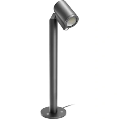 Image de Steinel Borne LED extérieur Spot Way SC, GU10, Orientable, 7,9 W, Bluetooth, Détecteur de Mouvement 90, Portée 10 m, 512 lm