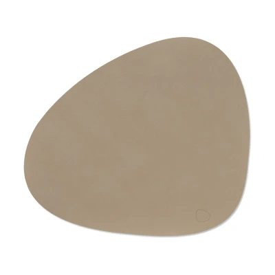 Image de ADN de Lind Set table Curve L Nupo Clay Marron