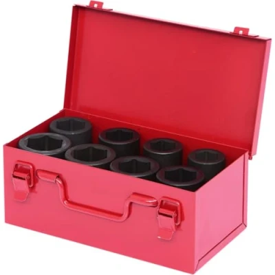 Image de KS Tools 515.0308 Coffret de douilles longues à chocs 1&#039;&#039;, 24 38 mm En Chrome Molybdène haute qualité 8 pièces