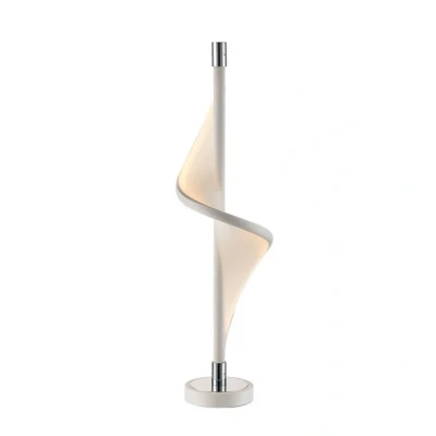 Image de Lucande Edano lampe à poser LED de forme torsadée