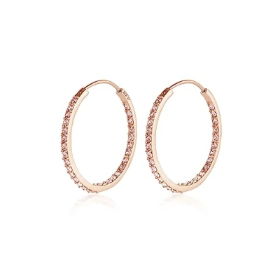 Image de Elli Basic Boucles d&#039;oreilles, Femme, Taille: One Size, Rosa