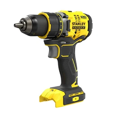 Image de Stanley FATMAX Perceuse Visseuse Sans Fil 18V Lithium Ion 80 Nm Moteur BRUSHLESS 2 Vitesses 2100 trs/min Avec 1 Mallette Batterie ni Chargeur Gamme V20 SFMCD720B XJ
