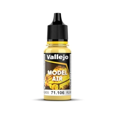 Image de Vallejo Model Air Flacon de peinture acrylique 17 ml Yellow Lazure Rlm 05
