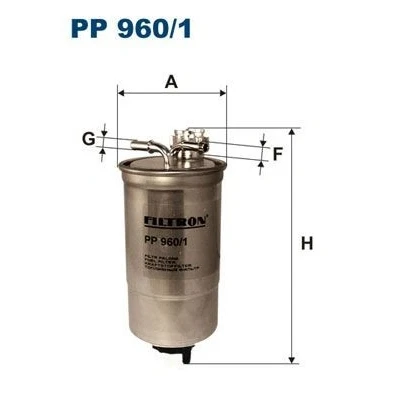 Image de FILTRON PP 960/1 Filtre à Carburant de conduite 8 SEAT: Leon I 3/5 portes, Toledo 2 Limousine