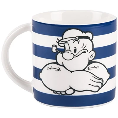 Image de Excelsa Popeye Tasse à café, Porcelaine, Bleu