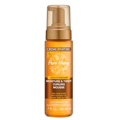 Image de Creme of nature Mousse pure Honey Foaming 207 ml