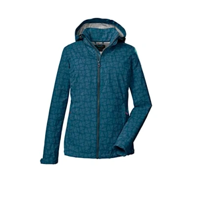Image de killtec Women&#039;s Veste softshell/veste d&#039;extérieur avec capuche zippée KOS 90 WMN SFTSHLL JCKT, dark blue, 40, 39140 000