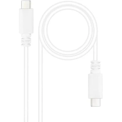 Image de Nanocable 10.01.2301 L150 W câble USB 2.0 1,5 m C Blanc Neuf