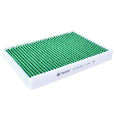 Image de Castrol filters CC0045C Filtre d&#039;habitacle à charbon actif, avec effet antibactérien 290mm 196mm 36mm VOLVO: XC60 I, V70 2, V60 I