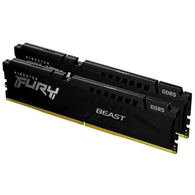Image de Kingston Technology FURY Beast 32 Go 5600 MT/s DDR5 CL40 DIMM (Kits de 2) Black Neuf