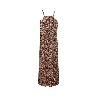 Image de TOM Tailor Denim American Neckline Robe longue multicoloured, Femme, Taille: XL, Multi coloured