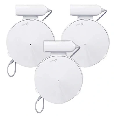 Image de Huafly BECEMURU Lot de 3 supports muraux pour Wifi avec système gestion des cordons TP Link Deco M9 Plus