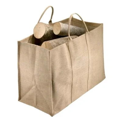 Image de Sac à bûches en toile de jute