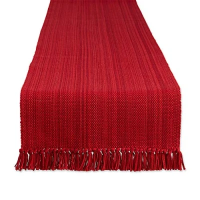 Image de DII Collection Panaché Chemin de Table 3 x 72 cm Rouge Tango