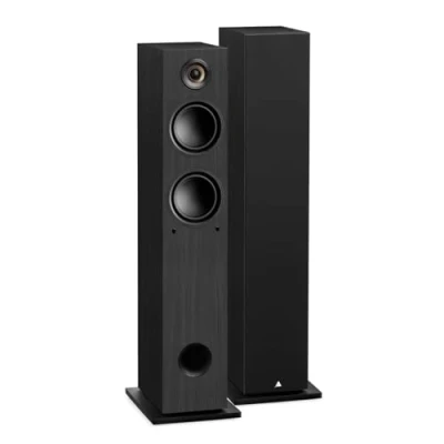 Image de Triangle Enceintes Actives LN05A Colonne Bluetooth avec Amplificateur 2 x 80W Audio HD Entrées Phono/Platine Optique Sortie Caisson 165 921 263 mm Noir Cendré (Paire)