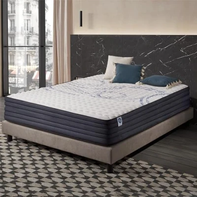 Image de NATURALEX Matelas PerfectSleep 140x200 cm 32 Mousse à mémoire de Forme + Blue Latex Soutien Ferme Haute Densité Thermorégulateur Durable 7 Zones Réversible Parfait