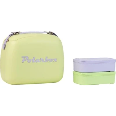 Image de Glacière Lunchbox 6L Vert Pop détails bleu POLARBOX
