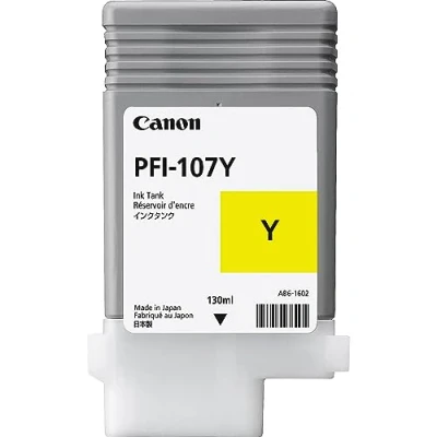 Image de Canon PFI 107Y Jaune Cartouche d&#039;encre