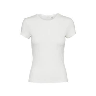 Image de Aware Vmines Fiona Oneck Tshirt basique, Femme, Taille: XS, Snow white