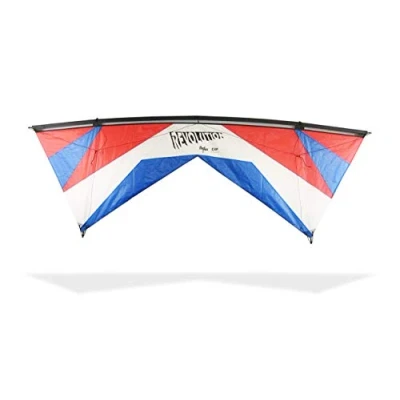 Image de Revolution Kites Cerf Volant Reflex Expérience, EXP R/W/B, Blue/White/Red
