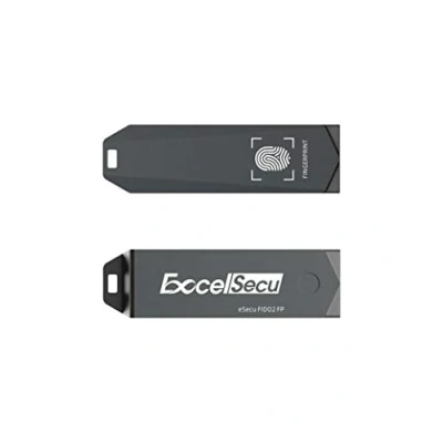 Image de eSecuFIDO FD210 FIDO2 Fido U2F Empreinte digitale USB A Noir