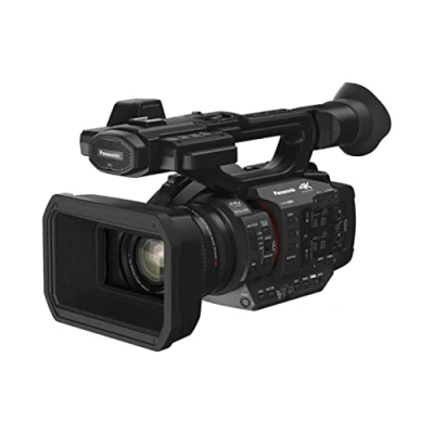 Image de Panasonic X2 I Caméscope Semi Pro 4K (4K 60p, Zoom Optique 20x, 24.5mm, Stabilisé, V log, Timecode, Viseur inclinable, Enr. Interne 4:2:2 10bit 4K, Live Streaming FHD) Noir Version Française